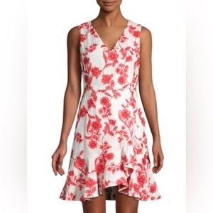 Rebecca Taylor • Scarlet Embroidered Dress • SZ 10 • Retail $495
